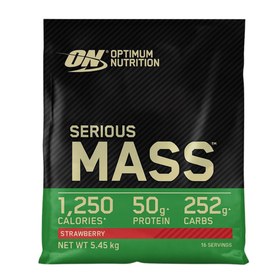 Resim OPTIMUM NUTRITION Serious Mass Gainer Çilek 5443g 