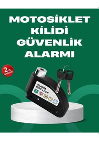 Resim Mey İthalat Motosiklet Scooter Bisiklet Tekerlek Disk Kilidi Alarmlı Güvenlik 