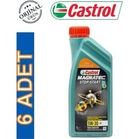 Resim Castrol Magnatec Stop-Start 5W-30 A5 Motor Yağı 6 x 1 L 