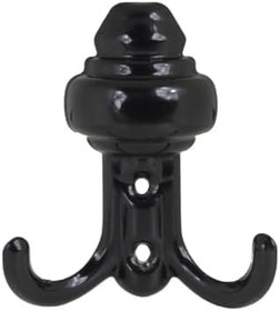 Resim Orret Home 2 Kancalı Portmanto Dolap Askısı Seti: 5 Adet, Dayanıklı ve Şık Tasarım (Siyah) 