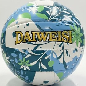 Resim Libra DAWEISI 5 Numara Çiçek Desenli Voleybol Topu - Yumuşak Dokulu Renkli Top 