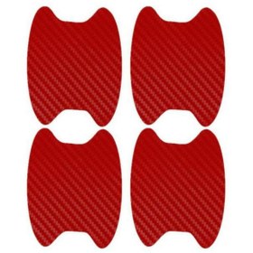 Resim kurt reklam Karbon Kapı Kolu Koruma Yapıştırma 4 Adet 