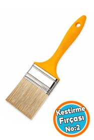 Resim NZB Profesyonel Kestirme Fırçası No:2 İz Bırakmayan Boya ve Kenar Düzeltme Fırçası 