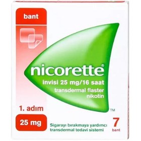 Resim Nicorette Nikotin Bandı İnvisi 25 mg/16 saat 7 bant 