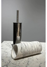 Resim Betonmall Marble Serisi Beton Tuvalet Fırçalığı 