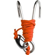 Resim Suntek Tüplü Dalış Çift 316 Paslanmaz Çelik Resif Turuncu Turuncu 