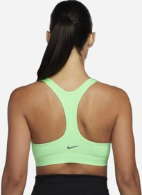 Resim Nike Dri-fit Swoosh Kadın Yeşil Spor Sütyeni 