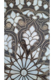 Resim Bozgeyik Sedefcilik Sedef Kakma Fiskos Sehpa - 45cm - Yükseklik 70cm 