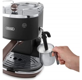 Resim DeLonghi ECOV311.BK Espresso Makinesi, Siyah/koyu Kahve 