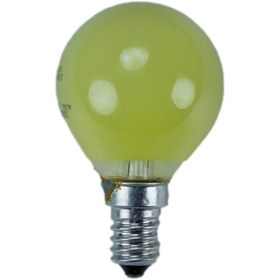 Resim Leuci 40w 230v E14 3000k Sarı Cam Halojen Top Ampul 