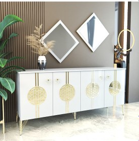 Resim Esmopa.Mobilya Elegant Beyaz Konsol 