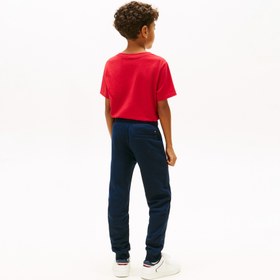 Resim Tommy Hilfiger Monotype Print Graphic Çocuk Mavi Eşofman Altı 
