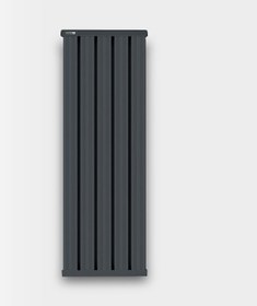 Resim Alüminyum Panel Radyatör Klasik 1250 X 320 Ral 7016 Antrasit Gri 