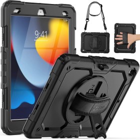 Resim Genel Markalar Apple iPad Pro 10.5 (2017) Zırhlı Armour Defender Askılı Kılıf A1701 A1709 A1852 