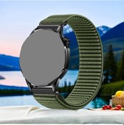 Resim Cloud011 1 Adet Pine Green 18mm Ayarlanabilir Nylon Samsung Galaxy Uyumlu Garmin Venu 3s Akıllı Saat Kayışı 