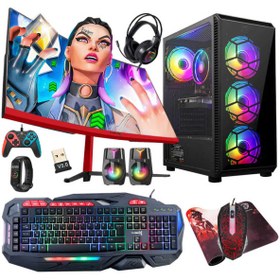 Resim Turbox Tx5104 Intel Core i7 6700 16GB Ram 512GB SSD 4GB RX550 GDDR5 23.6 Curved Oyuncu Bilgisayarı 