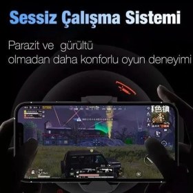 Resim Daders Home Kasırga Soğutmalı Mavi Işıklı Oyuncular Için Telefon Soğutma Fanı, Sessiz Soğutucu Radyatör 