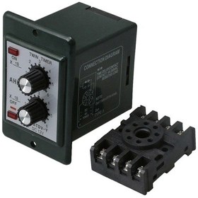 Resim Neevoyu 12v Atdv-y Döngüsel Gecikme Rölesi - 0-6s Ayarlanabilir Zamanlayıcı, Hassas Zaman Kontrolü İçin Güvenilir Çözüm 