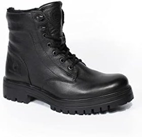 Resim LUMBERJACK WAGNER KRK 1PR HAKİKİ DERİ İÇİ FULL KÜRKLÜ COMFORT CASUAL ERKEK BOT SİYAH 42 