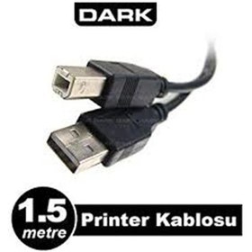 Resim Dark Dk Cb Usb2prnl151 1.5mt Usb 2.0 Yazıcı Kablosu 
