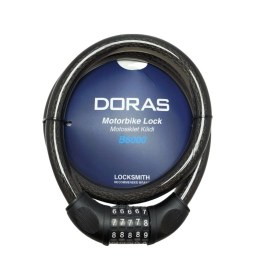 Resim B6000 Şifreli Motosiklet Kilidi 120x20 Siyah 