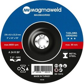 Resim Magmagrind Taşlama Taşı 230 X 6.0 X 22 Mm 