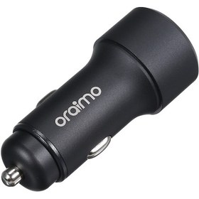 Resim Skycity Oraimo Araba Şarj Cihazı 36w Pd+qc3.0 Hızlı Şarj, Çift Usb Usb-a Ve Type-c , Led Işık, Alüminyum Gövde, 12-24v Girişi 