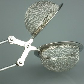 Resim Marsilyan Buffer® Paslanmaz Metal Pratik Kolay Bitki Çayı Demleme Süzgeci Aparatı 