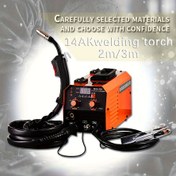 Resim 2m/3m seçenekli 14AK hava gerektirmeyen kaynak meşalesi, ev tipi elektrikli kaynak makineleri için özel, MIG/NBC-250/270 uyumlu, metal yapıya uygun, korozyona dayanıklı, hızlı takmalı kaynak kablosu 