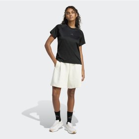 Resim Adidas Soft Lux Kadın Siyah Antrenman T-shirt Kc8089 