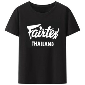 Resim Snapbuy Fairtex Muay Thai Kickboks T-shirt Siyah Rahat Sokak Modasıblackerkek Black 