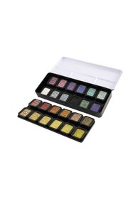 Resim Finetec Yaldız Suluboya Metalik 24 Renk F 2400 