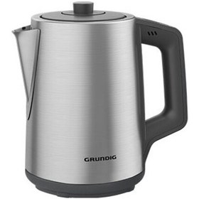 Resim Grundig Küçük Ev Aleti Seti Çiftli Türk Kahve Makinesi ve Grundig Çelik Çaycı 