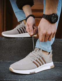 Resim Oksit Cbm 4025 Şeritli Hafif Günlük Yürüyüş Koşu Fileli Erkek Sneaker 