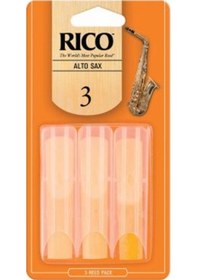 Resim Rico Royal Rja03 Alto Saxophone 3 Alto Saksofon Kamışı (3'lü Pake 