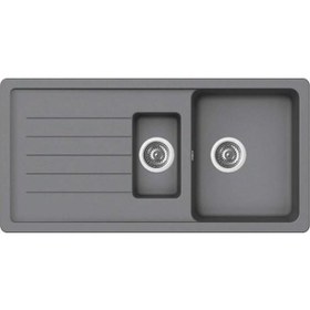 Resim Ukinox Valente D-150L Croma Granit Evye Gri 