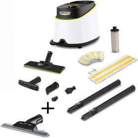Resim Sc 3 Deluxe Buharlı Temizlik Makinesi + Cam Temizleme Aparatı + Halı Başlığı + 15 Adet Mikrofiber 
