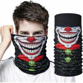 Resim Ynt İthalat Joker Yüz Baskılı Baf Bandana - Çok Amaçlı Boyunluk Bandana 2 No 