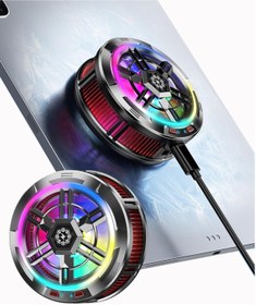 Resim electroawm Cep Telefonu Soğutucu USB Powered Soğutucu Radyatör Fanı Düz Telefon Soğutucu Soğutma Fan 