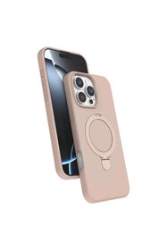 Resim artlab Art Apple İphone 16 Pro Max Regal Magsafe Standlı Kapak - Çöl Titanyum Lab 
