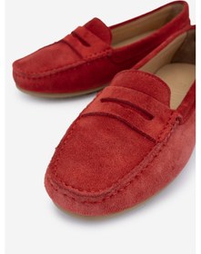 Resim Valmenti Laisa Kadın Kırmızı Süet Hakiki Deri Loafer Ayakkabı 540 1250 Bn Ayk Y24 Kırmızı 