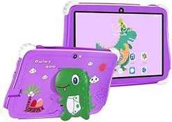 Resim kajilai Çocuk Tableti 7 inç Android 10 4 GB + 64 GB 1960*1080 Yüksek Net Ekran Öğrenme Tableti Güvenli Koruyucu Tasarım 5000 mAh Büyük Kapasiteli Pil Ebeveyn Kontrolü Çocuklar için Zengin Önceden Yükl 