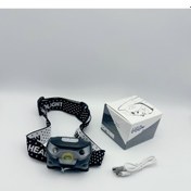 Resim Springsun Süper Parlak Led Kafa Lambası - 4saat Süre Hücreli, Dış Mekan Balıkçılığı İçin Duyarlı, Şarj Edilebilir, 3w Güçlü Işık, Siyah Özel Versiyon 