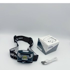 Resim Springsun Süper Parlak Led Kafa Lambası - 4saat Süre Hücreli, Dış Mekan Balıkçılığı İçin Duyarlı, Şarj Edilebilir, 3w Güçlü Işık, Siyah Özel Versiyon 