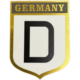 Resim OTO SÜSLEN İSTANBUL Pleksi Arma Germany D Kendinden Yapışkanlı 6.5X5cm 