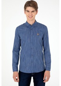 Resim U.s. Polo Assn. Erkek Gömlek 50292418-vr212 Mavi 