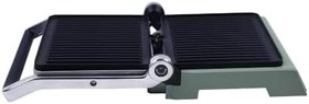 Resim BergHOFF Gem Retro Dijital Izgara & Tost Makinesi - 2000 W, 290×212 mm, LCD Dokunmatik Kontrol | Mint Yeşil 