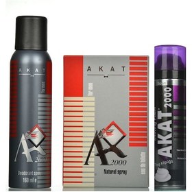 Resim Akat 2000 Erkek Parfüm EDT 100 ML + Sprey Deodorant 150 ML + Tıraş Köpüğü 