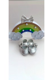 Resim Modomood BilgeTrend Fistolu Bebek Patik Ve Bandana Seti Fisto Desenli Ayakkabı Bandana Set B888 