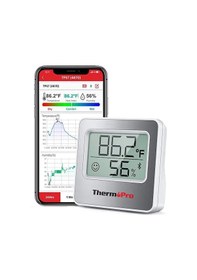Resim ThermoPro TP357 Akıllı İç Mekan Sıcaklık ve Nem Ölçer Termometre - T09414 